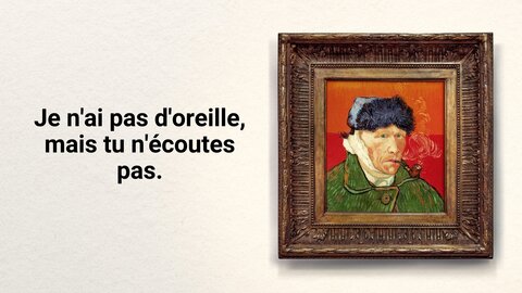 Autoportrait de Van Gogh avec l'oreille bandée et la pipe. | © Fondation MyHandicap / EnableMe